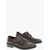 CORNELIANI Id Leather Brogue Derby Shoes With Cuir Sole Brown