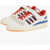 adidas Leather Forum Sneakers With Animal Printed Inserts White