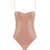 OSEREE Latex Balconette Maillot Swimsuit ROSE TAN