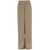 Ferragamo Beige Loose Pants With Elasticated Waist In Rayon Woman BEIGE