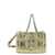 Tory Burch 'Fleming Soft' Mini Gold-Colored Shoulder Bag With Embossed Logo In Metallic Leather Woman GREY