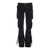 THE ATTICO 'Essie' Black Fitted Jeans With Cargo Pockets In Denim Woman Black