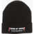 Vision of Super Solid Color Beanie With Embroidered Logo Black