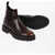 Doucal's Full Brogue Leather Chelsea Boots Brown