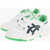 ASICS Contrasting Logo Low-Top Leather Sneakers White