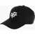OFF-WHITE KIDS Solid Color Cap With Embroidery Black