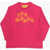 OFF-WHITE KIDS Long Sleeve Crew-Neck T-Shirt With Flower Print Pink