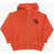 OFF-WHITE KIDS Solid Color Sweatshirt With Contrasting Print Orange