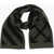 OFF-WHITE KIDS Two-Tone Cotton Scarf With Contrast Details Black