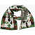 OFF-WHITE KIDS Camouflage Motif Virgin Wool Arrows Cross Scarf Multicolor