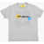 OFF-WHITE KIDS Printed Sun&Peace Tee Dress Gray