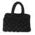 CHICA BAGS Shopping Crochet In Lana Nero E Lurex Black