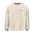 AND WANDER AND WANDER "and wander x Maison Kitsuné" fleece sweater WHITE