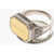 Alexander McQueen Signet Ring With Gold-Colored Plaque Gold
