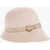 BORSALINO Felt Cloche Hat Pink