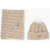 UGG Solid Color Bouclé Scarf And Beanie Set Beige