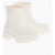 MSGM Carrion Sole Rubber Booties With Embossed Logo White
