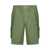 120% LINO 120% Lino Shorts MEDIUM GREEN SOFT FADE