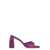 BY FAR BY FAR MICHELE LEATHER MULES PURPLE