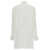 Stella McCartney Oversized White Tuxedo Shirt in Silk Woman WHITE