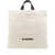 Jil Sander Jil Sander Cotton And Linen Tote Bag With Logo Print BEIGE