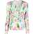 IRO Iro Printed Wrap Silk Blend Top GREEN