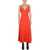 Stella McCartney Maxi V-Neck Dress RED