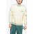 KIDSUPER Brushed Cotton Sweatshirt With Zip Closure And Contrasting E Beige