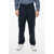 Department Five Baggy Fit Twill Pants With Belt Loops Blue