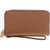 Michael Kors Leather Wallet With Zip Closure Brown