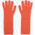 Max Mara Solid Color Wool And Cashmere Conio Gloves Orange