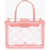 AMINA MUADDI Pvc Betty Mini Handbag With Rhinestoned Detailing Pink