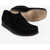 Clarks Solid Color Suede Wallabee Shoes Black