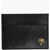 Palm Angels Leather Card Holder With Golden Detail Black