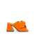 JW Anderson JW Anderson Twisted Sandal ORANGE