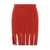 AMBUSH Ambush Cut Out Knit Skirt RED