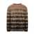 UNTITLED ARTWORKS Untitled Artworks Mohair Lines Sweater BROWN