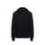 Balmain Balmain Monogrammed Hooded Sweatshirt Black