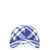 Burberry BURBERRY PRINTED BASEBALL CAP WHITE