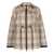 Burberry BURBERRY Check motif hooded jacket BEIGE