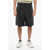 Moncler Born To Protect Perforated Insert Nylon Shorts Black