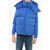 Off-White Seasonal Sleeveless Down Jacket With Removable Hood Blue