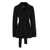 SPORTMAX SPORTMAX UMANO - Short cashmere blend dressing gown coat BLACK