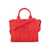 Marc Jacobs MARC JACOBS The mini tote leather bag RED