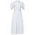 Alexander McQueen Alexander McQueen Organic Cotton Midi Dress WHITE