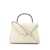VALEXTRA VALEXTRA Iside medium leather handbag WHITE