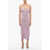 AERON V-Neck Bodycon Maronne Dress Violet