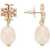 Tory Burch Kira Earring With Pearl ROSE GOLD CHAMPAGNE