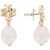 Tory Burch Kira Earring With Pearl TORY GOLD IVORY