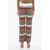 MISSONI BEACHWEAR Wool-Blend Pleated Trousers With Wide Leg Multicolor